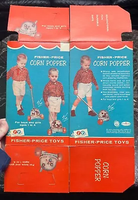 Vintage Fisher Price 788 Corn Popper Push Toy ORIGINAL BOX ONLY - EXCELLENT Cond • $25