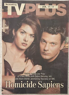 Debra Messing Adam Storke Newsday Local TV Guide January 11 1998 / LI NY Edition • $9.98
