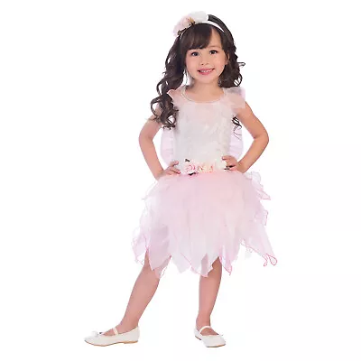 Child Kids Girls Rose Pretty Pixie Fairy Magic Book Week Fancy Dress Costume • £22.99