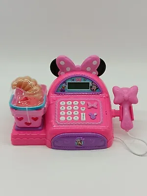  Disney Junior Minnie Mouse Bowtique Cash Register No Box Missing Money And Card • $14.99