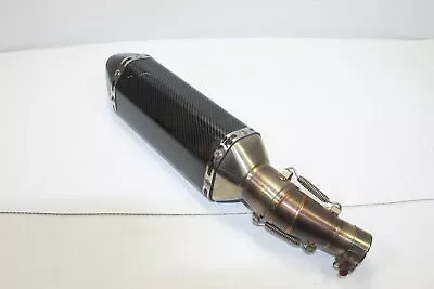 11 Kawasaki Ninja 250r Aftermarket Carbon Fiber Exhaust Pipe Muffler 18087-0229 • $134.99