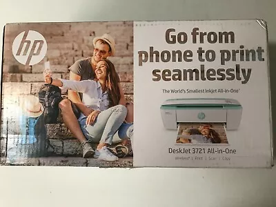 $44 • Buy Hp Deskjet 3721 All-in-one Printer New (t8w92a) White #0040nsb