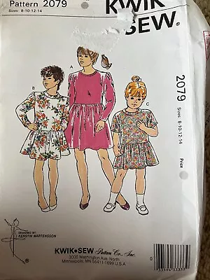 KWIK-SEW Pattern 2079 Girl's Dresses • $6