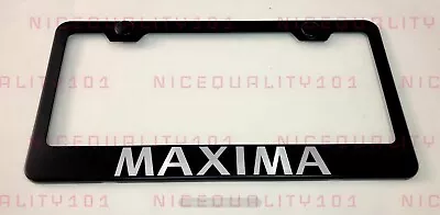 Maxima Stainless Steel Finished License Plate Frame Holder Rust Free • $12.99