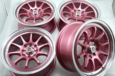 15 Wheels Cobalt Accord Civic CRX Accent Mirage Escort Cooper 4x100 4x114.3 Rims • $599