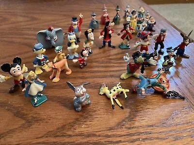 Marx Disneykins 1960’s Miniature Figurines. Lot Of 33. Full List In Description • $89.99