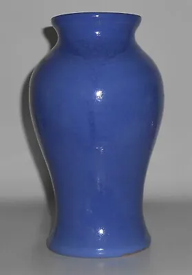 $62.47 • Buy Vintage American Pottery Wheel Thrown Blue Vase