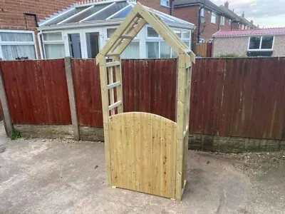 Garden Arch With A Gate. Dog Barrier. Dog Gate • £290