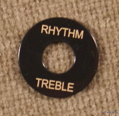 Toggle Switch Washer Rhythm / Treble Ring Black/Gold -NEW • $6.50