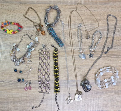 £14.99 • Buy Y2K 2000s Mixed Brand Item Jewellery Bundle River Island Etc 15 Pieces 