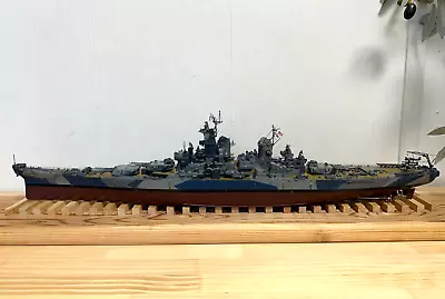 Tamiya 1/350 USS BB-63 Missouri Pro Built Battleship Model 78018 W/Wood Base • $246.49