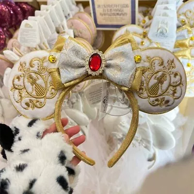 Authentic Disney 2024 Snow White Bow Minnie Mouse Ear Headband Disneyland • $49.99