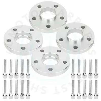 4Pcs Wheel Spacers 20mm Thick 5x112 66.6mm 12x1.5 Studs Adapters Fits Mercedes • $56.99