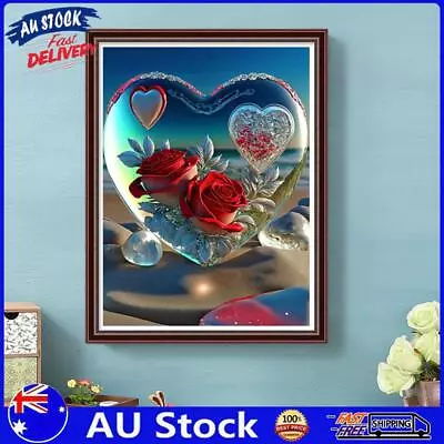 AU 5D DIY Full Round Drill Diamond Painting Beach Love Kit Art Home Decor (NH284 • $9.69