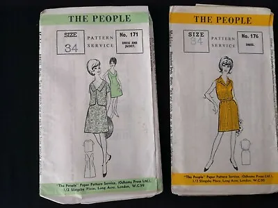 £6.99 • Buy Vintage Sewing Patterns, The People News Paper, Retro 1960s Classic Styles 