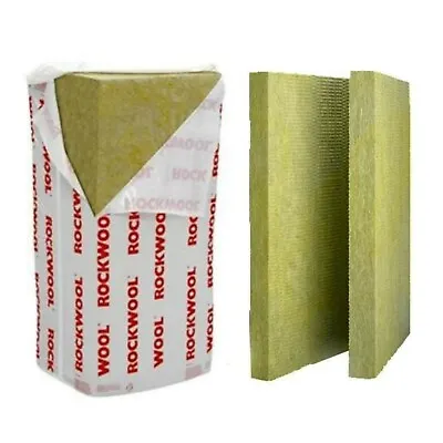 £156.98 • Buy ROCKWOOL RWA45 50mm 75mm 100mm ACOUSTIC SOUND INSULATION- 1 TO 4 PACK DEAL