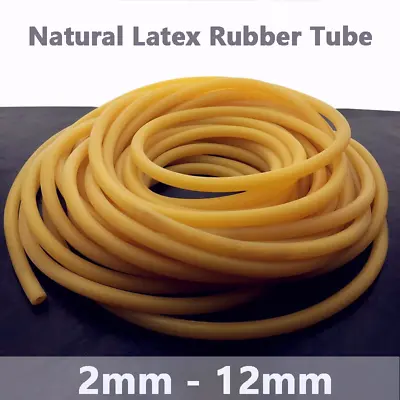 2mm-12mm Natural Latex Rubber Tube High Elasticity Hose Tourniquet Band Elastic • $2.29