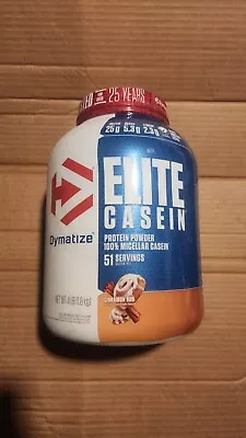 Dymatize Nutrition Elite Casein Micellar Casein Protein 4lb New - Cinnamon Bun • $50