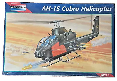 New SEALED Monogram AH-1S Cobra Helicopter Vietnam War 1:48 Model Kit USA • $23.99