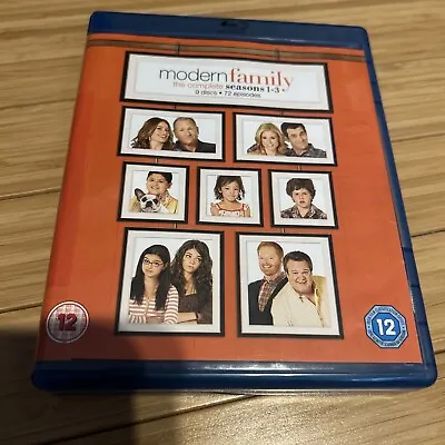 Modern Family Seasons 1-3 Blu Ray Set . 9 Discs - 72 Episodes  • $19.99