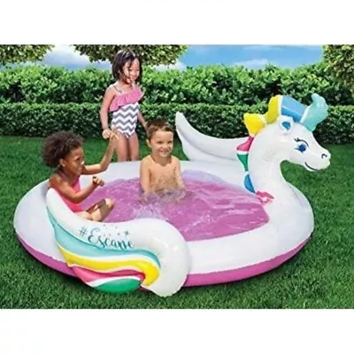 Banzai Pegasus Unicorn Kids Childrens 5FT Inflatable Swimming Paddling Pool • £24.99