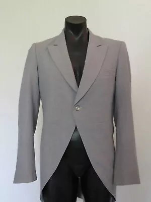 Size 2 - Grey Morning Coat Tailcoat By Adelaide Tailoring - 1970s • $63.58