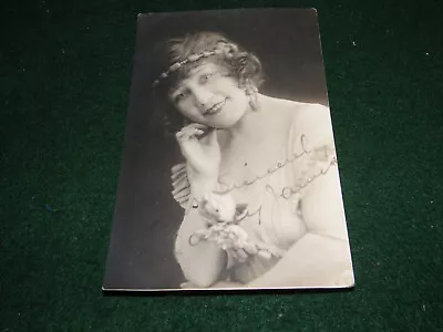 Vintage Postcard Edwardian Actress Daisy James Hand Signed Autograph • £4.99