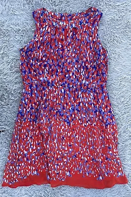 Voir Voir Women's Sz 14W Multicolor Sleeveless Fit & Flare Dress • $17.49