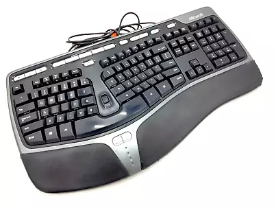 Microsoft 4000 V1.0 KU-0462 1048 Natural Ergonomic Keyboard Cosmetic Grade B 7-8 • $39.99