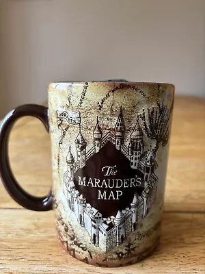Harry Potter Marauders Map Official Warner Bros Studios Embossed Mug Cup Bnwot • £4.99