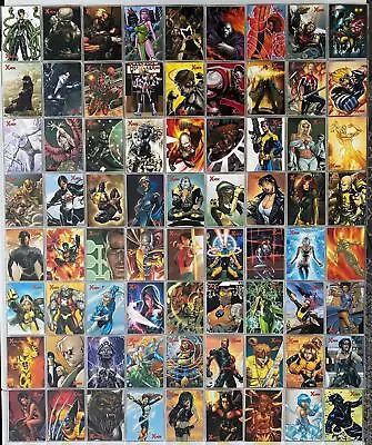 X-Men Archives Trading Base Card Set 72 Cards Marvel Rittenhouse 2009 • $36.70