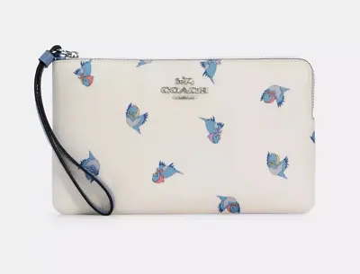 Coach X Disney Corner Zip Wristlet Cinderella Flying Birds C3359 NWOT • $105