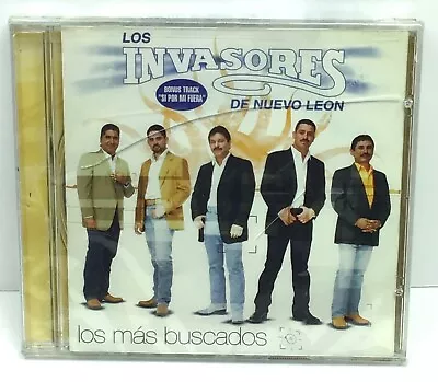 Los Invasores De Nuevo Leon / Los Mas Buscados / Audio Music CD / New Sealed • $19.64