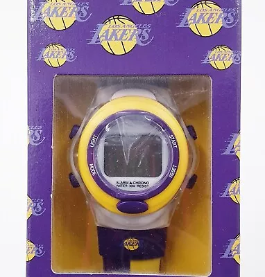 NOS Vintage McDonalds Digital LA Lakers Watch Purple & Yellow It's Lakers Time • $31.50