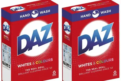 2 X Daz Handwash Washing Powder Brightness Boosters 885g Whites & Colours • £10.99