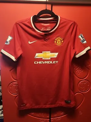 Manchester United 2014/15 Van Persie Home Shirt Size Boys Xl 13-15 • £9