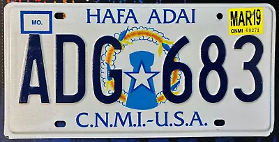 2019 Commonwealth Of Northern Mariana Islands (Saipan) License Plate • $50