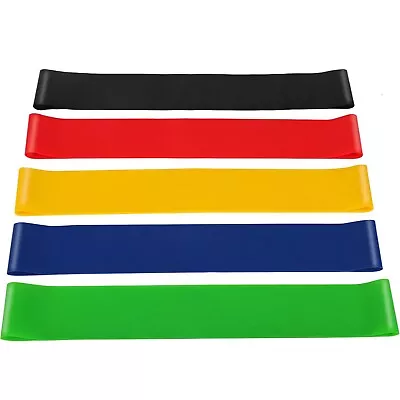 5 Pcs Yoga Resistance Bands Exercise Bands  Set Workout Bands Leg • $6.95