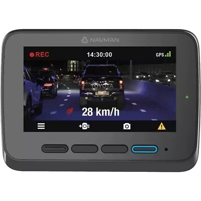 Navman MiVue 1000 Sensor XL GPS Tagged Dash Cam Full HD 1080P Car Camera Black • $239