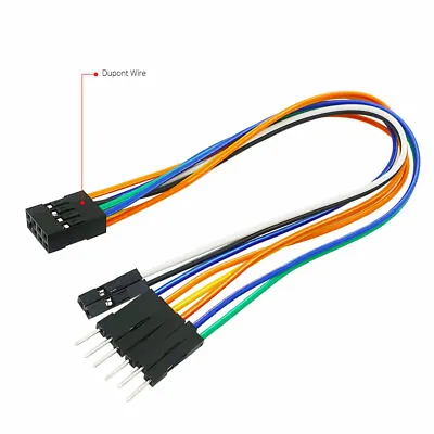 Dupont Wire 8 Pins 20cm Length 2.54cm Male To Female Jumper Cable For Arduino • $2.72