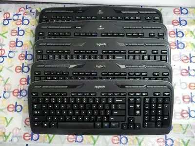 Lot Of 5 Logitech Y-R0009 K330 Wireless Cordless Keyboards Working No Receiver • $35