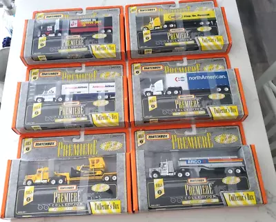 Matchbox Premiere Collection Rigs Series 2- Complete Set Of 6 NIB Unopened • $129.99