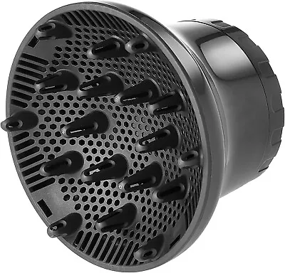 Black Universal Hair Dryer Diffuser With Nozzle Diameter 1.57 - 2.76  Curly Wavy • £13.99
