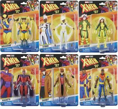 Marvel Legends Retro 6 Inch Action Figure X-Men '97 Wave 1 - Set Of 6 IN STOCK • $207.14