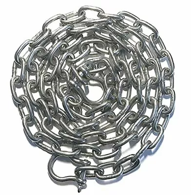 $34.99 • Buy Stainless Steel 316 Anchor Chain 5mm Or 3/16  By 6' Long With Quality Shackles
