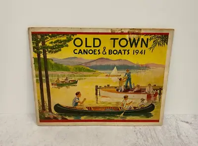 $59.99 • Buy Vintage 1941  OLD TOWN CANOES And BOAT Catalogue