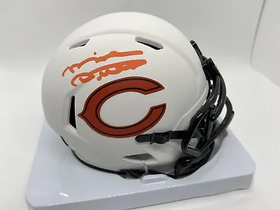 Mike Ditka Autographed Chicago Bears Lunar Eclipse Mini Helmet !! BAS • $95