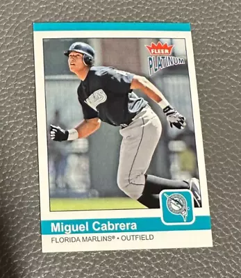 2004 Fleer Platinum  #140 Miguel Cabrera - Florida Marlins • $1.99