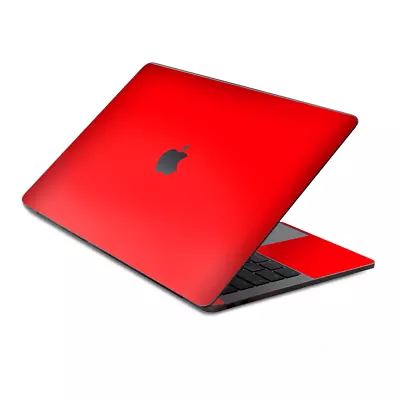 Skin Decal Wrap For MacBook Pro 13  Retina Touch  Solid Red Color • $15.98