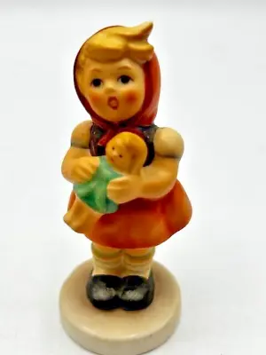 Sweet Vintage  Girl With Doll  Goebel Hummel Figurine #239/B TMK6 Vivid Colors! • $14.95